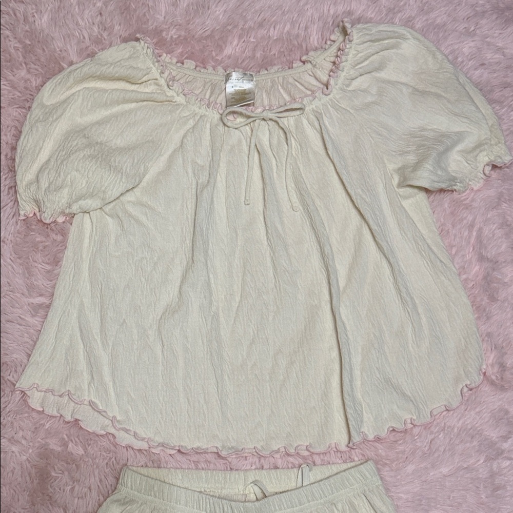 Secret Treasures Pink and Cream Sleepwear